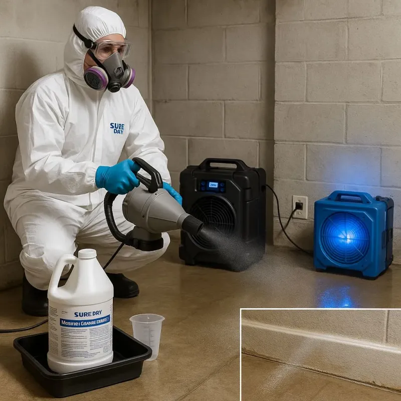 Sanitization and Odor Removal process in Auburn, IN