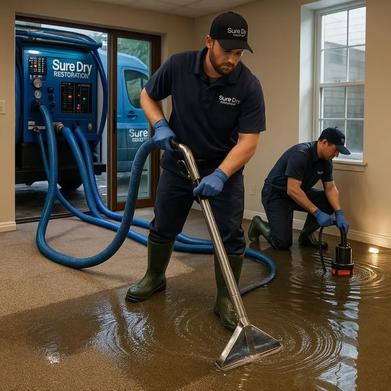 Water Extraction and Removal process in Auburn, IN